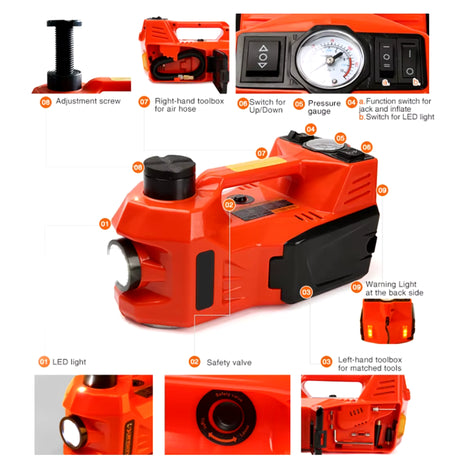 Electric Jack 5-in-1 in use